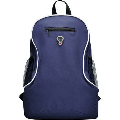 Mochila de poliéster con asas Marino