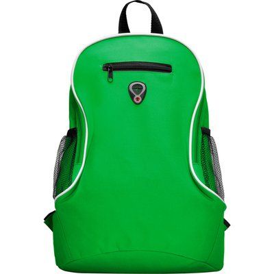 Mochila de poliéster con asas Verde Helecho UNICA