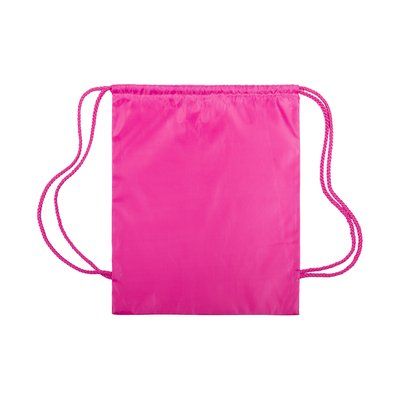 Mochila en poliéster con cuerdas extra gruesas Fucsi