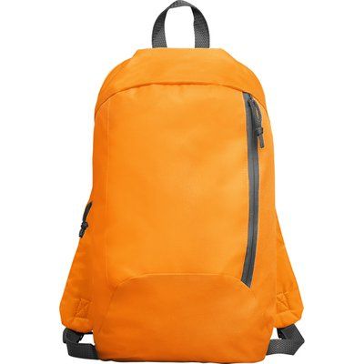 Mochila de poliéster ligera y compacta Naranja