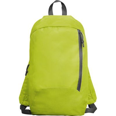 Mochila de poliéster ligera y compacta Pistacho