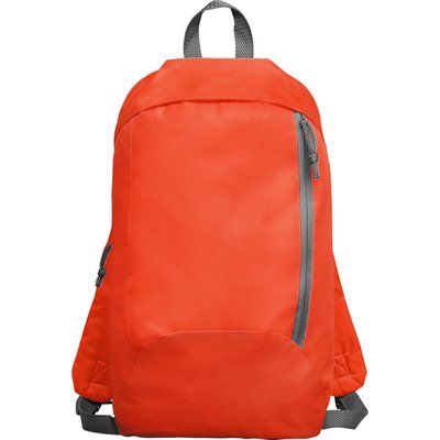 Mochila de poliéster ligera y compacta Rojo