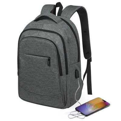Mochila Poliéster Portátil 15'' con cable