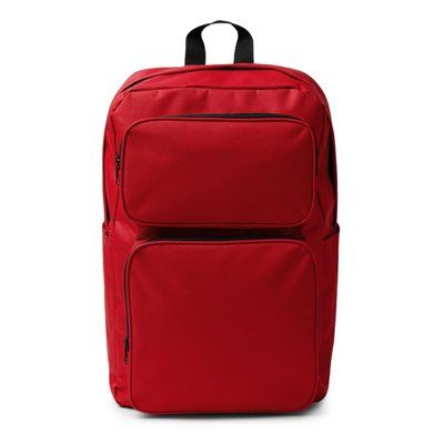 Mochila de poliéster reciclado 600D Rojo