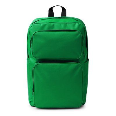 Mochila de poliéster reciclado 600D Verde Helecho
