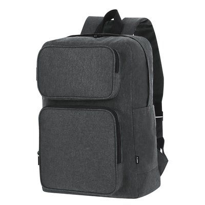 Mochila de poliéster RPET Gri