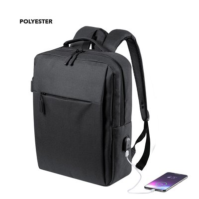 Mochila Poliéster con salida USB
