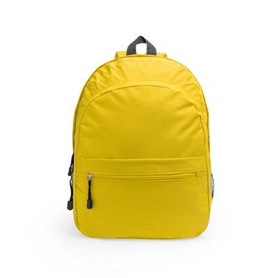 Mochila de poliéster con varios compartimentos Amarillo