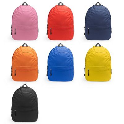Mochila de poliéster con varios compartimentos