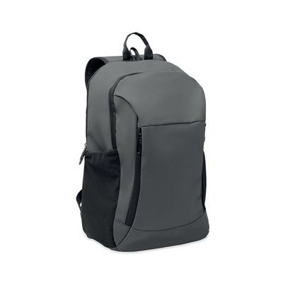 Mochila para portátil 15" con bolsillos laterales Gris Piedra