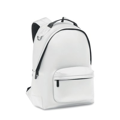Mochila Portátil 15'' PU Blanda Blanco