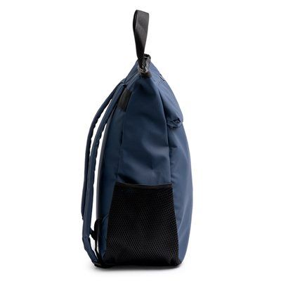 Mochila de PU con solapa exterior con bolsillos