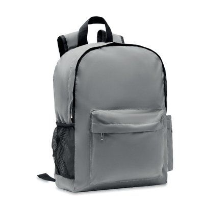Mochila Reflectante para Portátil Plata Mate