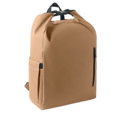 Mochila roll top para portátil 15 pulgadas Kaki