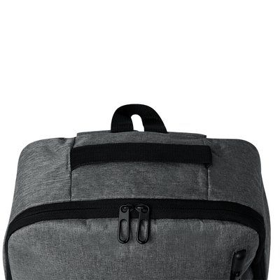 Mochila RPET Acolchada 3 Bolsillos Frontales