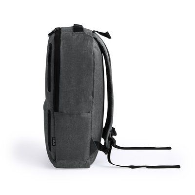 Mochila RPET Acolchada 3 Bolsillos Frontales