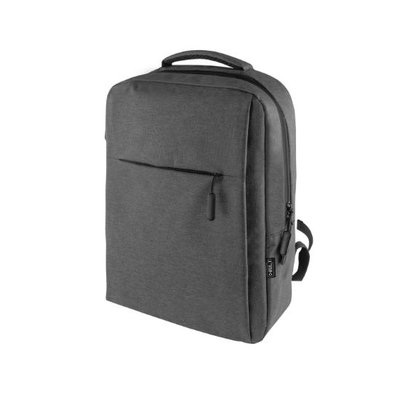Mochila RPET Acolchada y Ajuste Trolley Gris