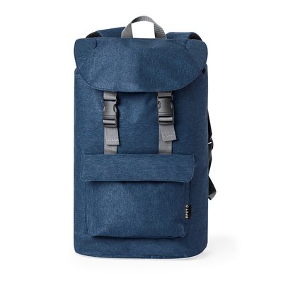Mochila RPET Ecológica con Solapa Mar