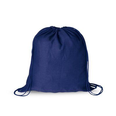 Mochila saco de color tejido en algodón 100% Mar