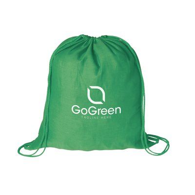 Mochila saco de color tejido en algodón 100% Ver
