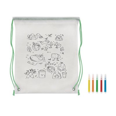 Mochila Saco para Colorear con Rotuladores