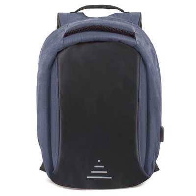 Mochila Segura USB 15'' Portátil Azul