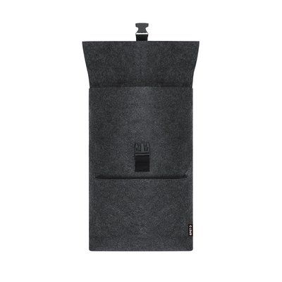 Mochila con solapa fieltro RPET