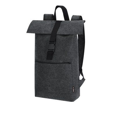 Mochila con solapa fieltro RPET