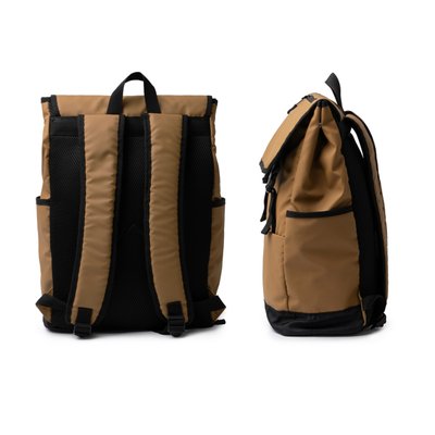Mochila con solapa de PU Leather