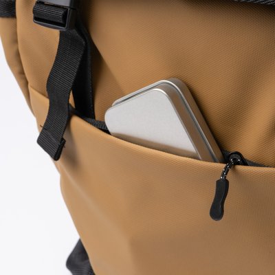 Mochila con solapa de PU Leather