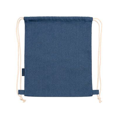 Mochila de tejido vaquero con cuerdas VAQUERO