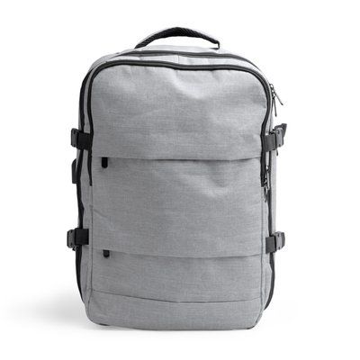 Mochila de viaje para portátil con salida USB Gris Vigore