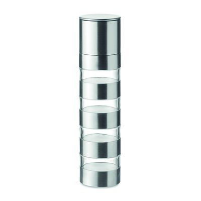 Molinillo 4 en 1 de Acero Inoxidable Plata