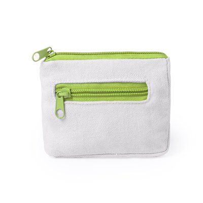 Monedero bicolor de algodón Vec