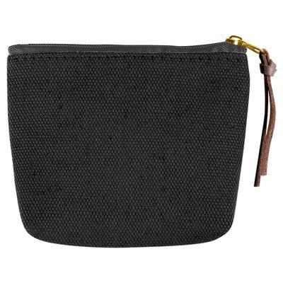 Monedero Canvas 220gr/m2 con Tirador Negro