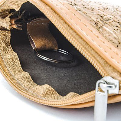 Monedero de Corcho Natural