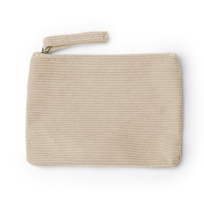 Monedero de pana Beige