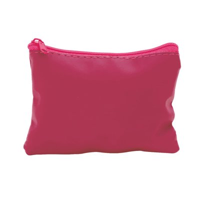Monedero en PU con llavero interior Fucsia