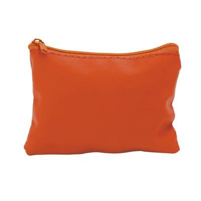Monedero en PU con llavero interior Naranja Talla Única Adulto
