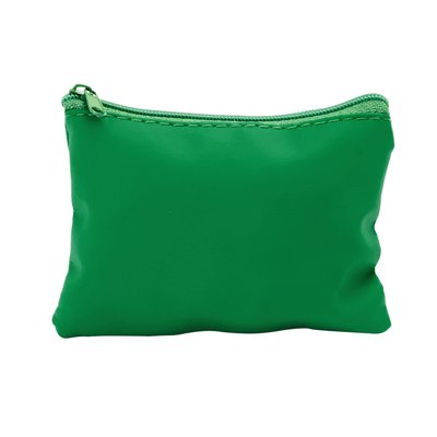 Monedero en PU con llavero interior Verde Helecho