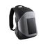 Mochila con cargador solar y salida USB para portátil 15 pulgadas y tablet Gri