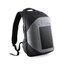 Mochila con cargador solar y salida USB para portátil 15 pulgadas y tablet Gri