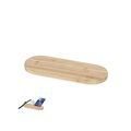Multicargador inalámbrico de bambú 15W