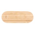 Multicargador inalámbrico de bambú 15W Natu