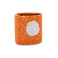 Muñequera elástica con área de marcaje Naranja