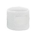 Muñequera de polialgodón Blanco