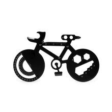 Multiherramienta bici de acero inoxidable Negro