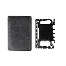 Multiherramienta de acero inox. con funda Negro