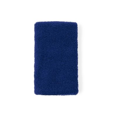 Muñequera elástica 100% algodón Azul