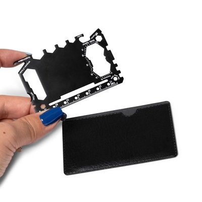 Multiherramienta de acero inox. con funda
